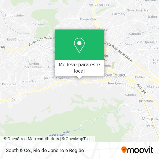 South & Co. mapa