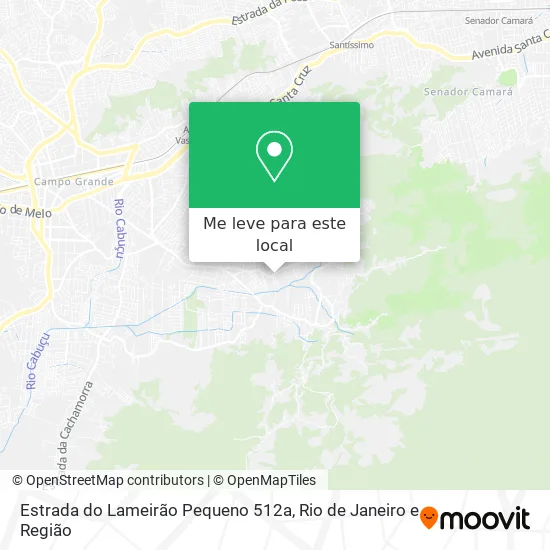 Estrada do Lameirão Pequeno 512a mapa
