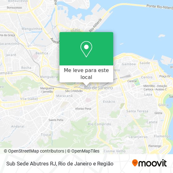 Sub Sede Abutres RJ mapa