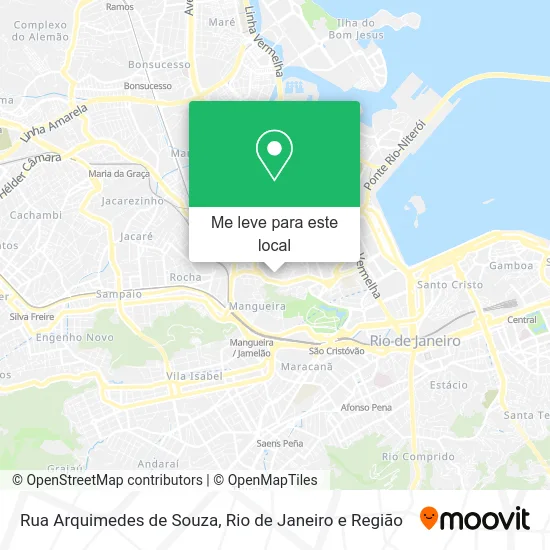 Rua Arquimedes de Souza mapa