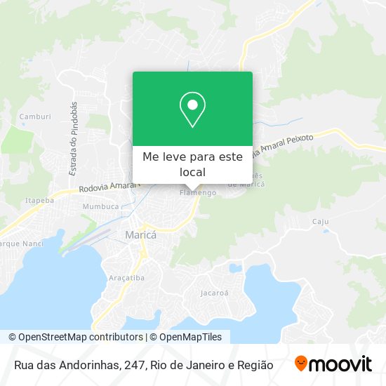 Rua das Andorinhas, 247 mapa