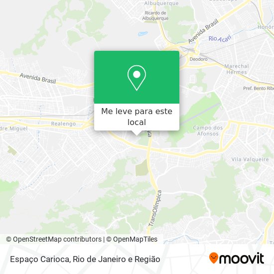 Espaço Carioca mapa