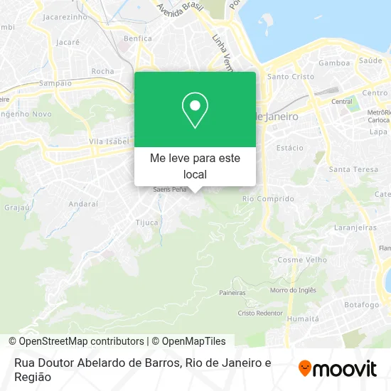 Rua Doutor Abelardo de Barros mapa