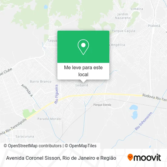 Avenida Coronel Sisson mapa