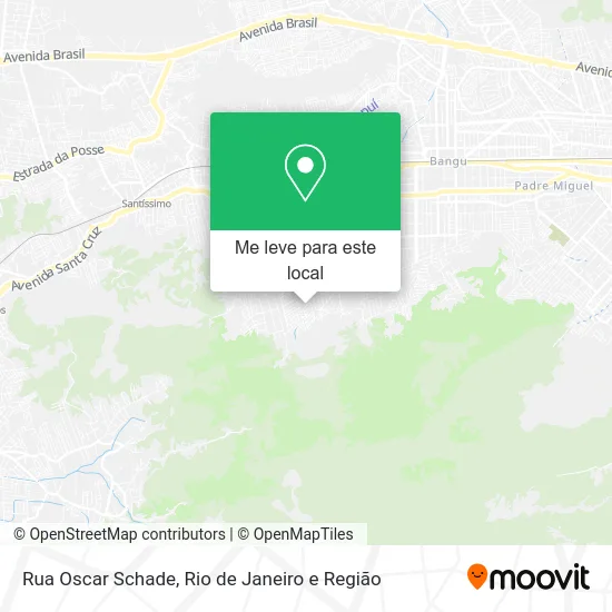 Rua Oscar Schade mapa