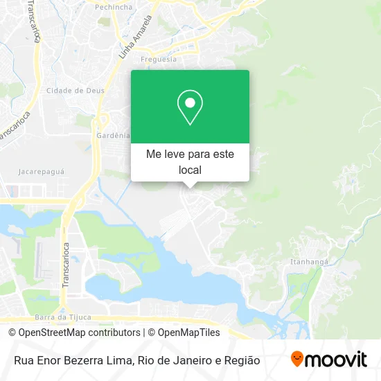 Rua Enor Bezerra Lima mapa