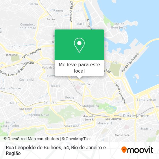 Rua Leopoldo de Bulhões, 54 mapa