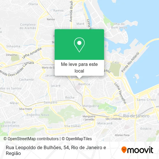 Rua Leopoldo de Bulhões, 54 mapa