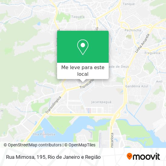 Rua Mimosa, 195 mapa