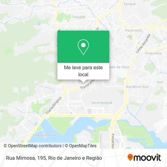 Rua Mimosa, 195 mapa