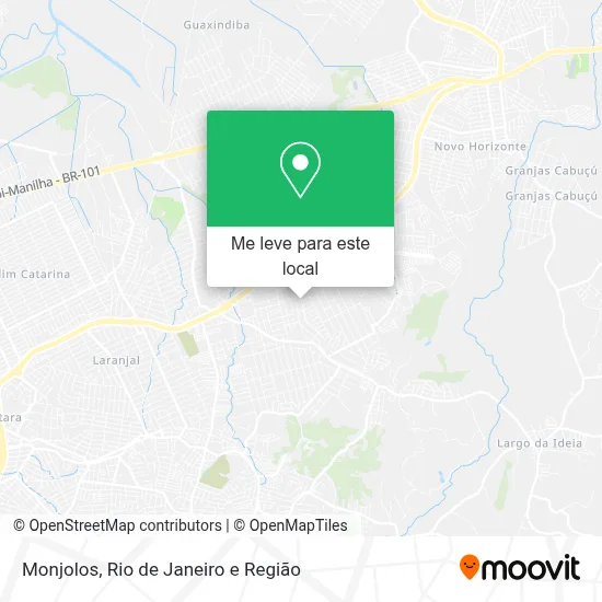 Monjolos mapa