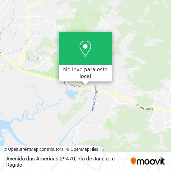 Avenida das Américas 29470 mapa