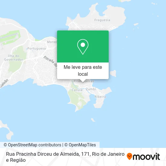 Rua Pracinha Dirceu de Almeida, 171 mapa