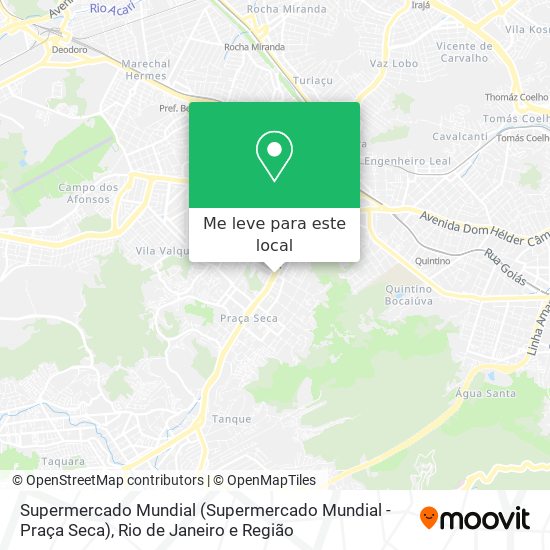 Supermercado Mundial (Supermercado Mundial - Praça Seca) mapa