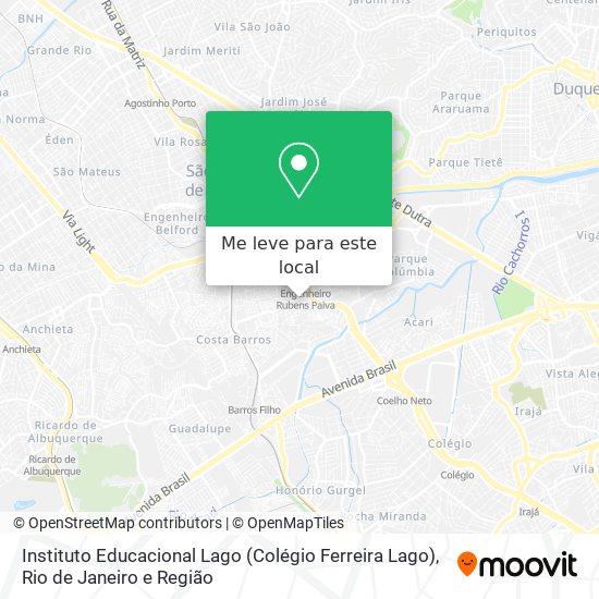 Instituto Educacional Lago (Colégio Ferreira Lago) mapa