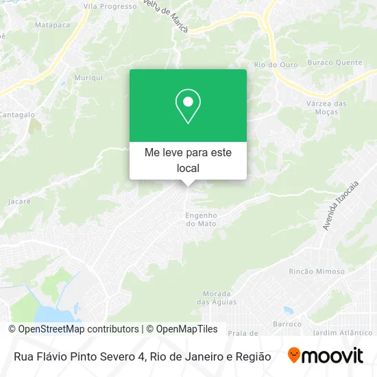 Rua Flávio Pinto Severo 4 mapa