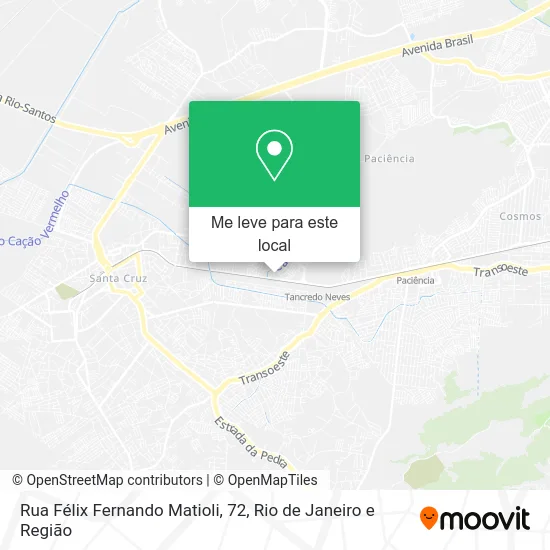 Rua Félix Fernando Matioli, 72 mapa