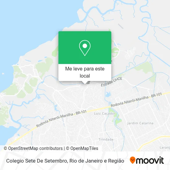 Colegio Sete De Setembro mapa