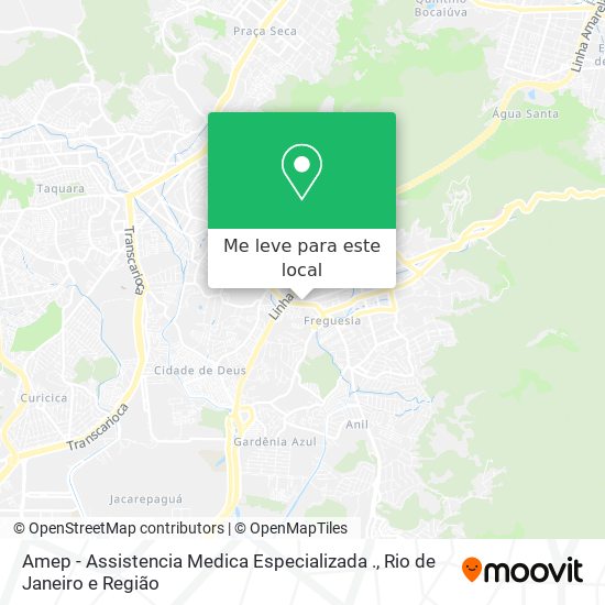 Amep - Assistencia Medica Especializada . mapa