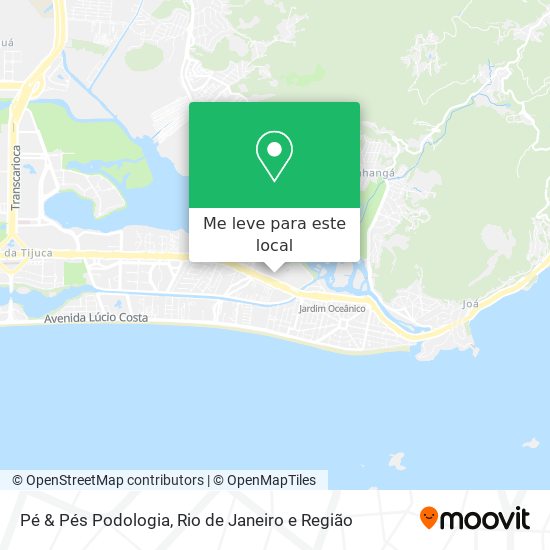 Pé & Pés Podologia mapa