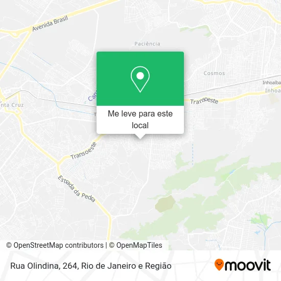 Rua Olindina, 264 mapa