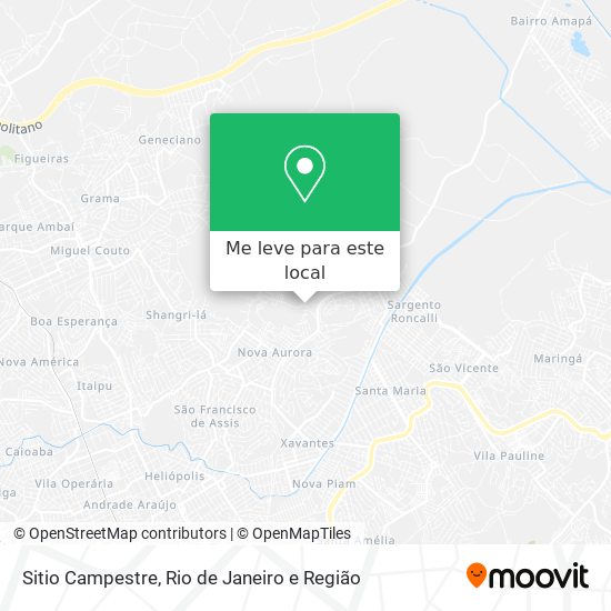 Sitio Campestre mapa