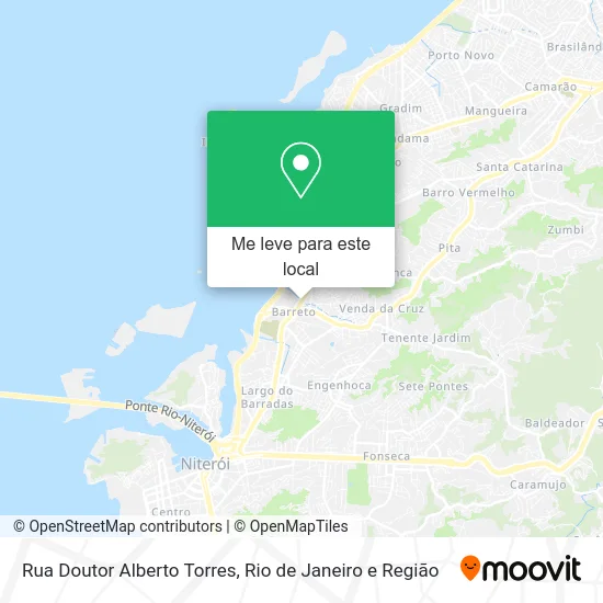 Rua Doutor Alberto Torres mapa