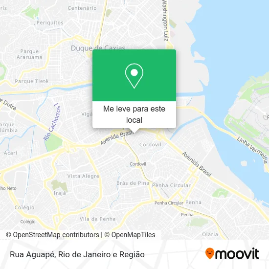 Rua Aguapé mapa