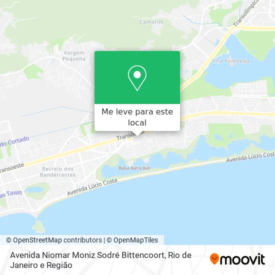 Avenida Niomar Moniz Sodré Bittencoort mapa