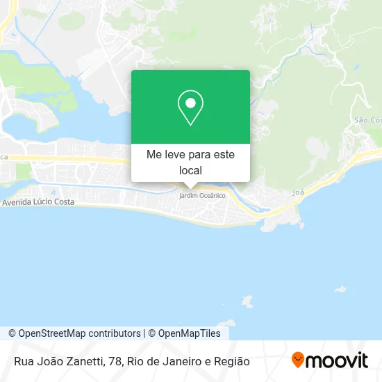 Rua João Zanetti, 78 mapa