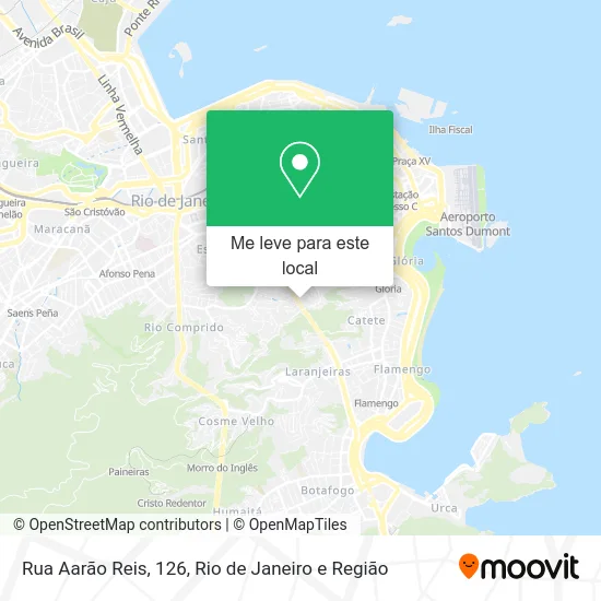 Rua Aarão Reis, 126 mapa
