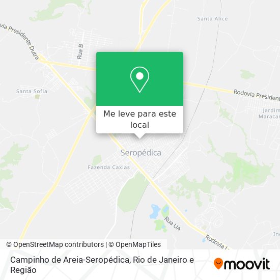 Campinho de Areia-Seropédica mapa