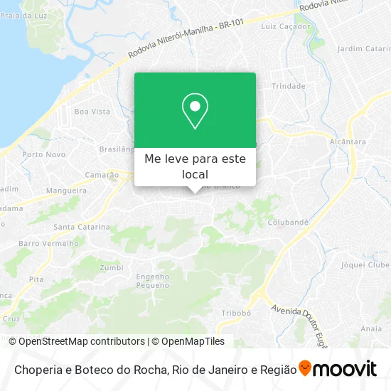 Choperia e Boteco do Rocha mapa