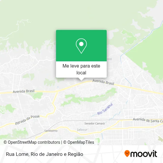 Rua Lome mapa