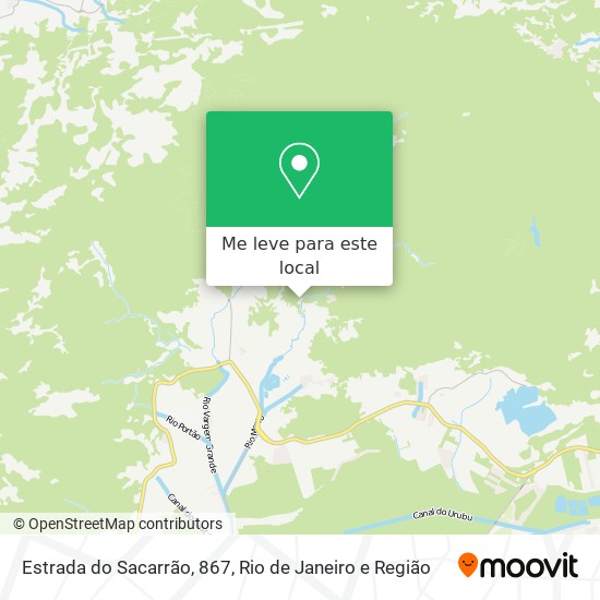 Estrada do Sacarrão, 867 mapa