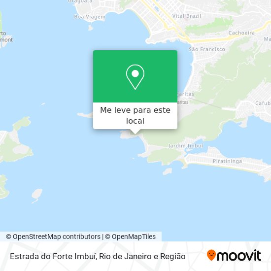 Estrada do Forte Imbuí mapa