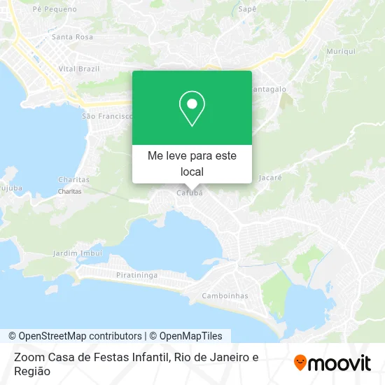 Zoom Casa de Festas Infantil mapa