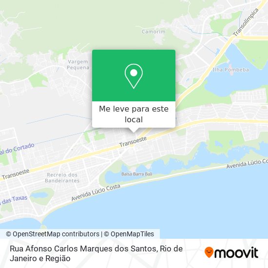 Rua Afonso Carlos Marques dos Santos mapa