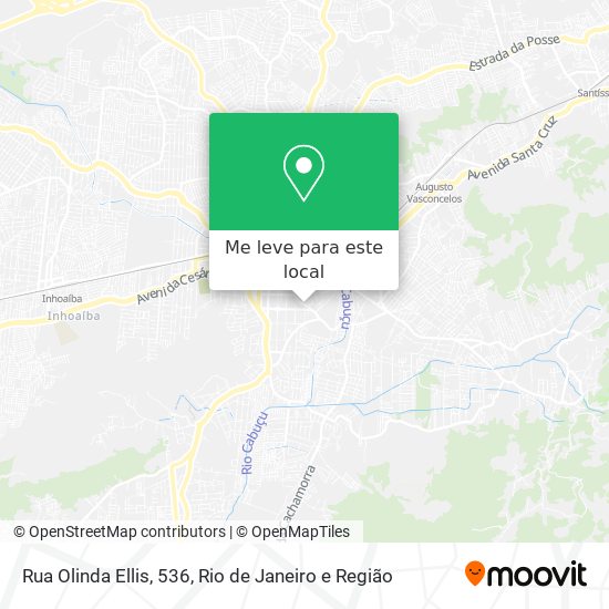 Rua Olinda Ellis, 536 mapa