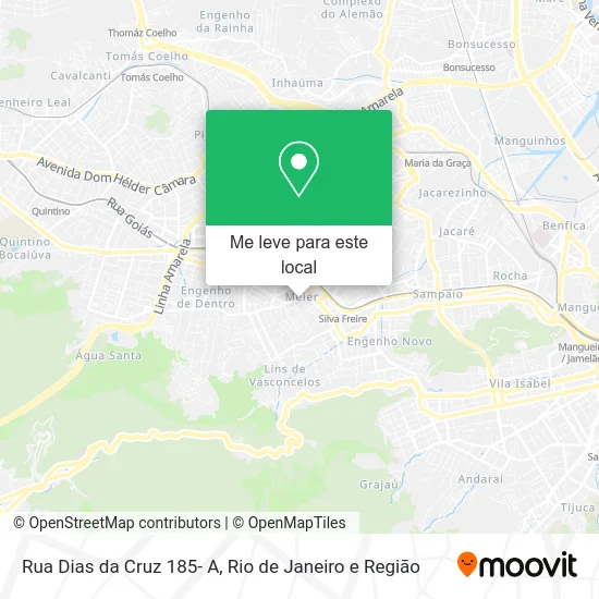 Rua Dias da Cruz 185- A mapa