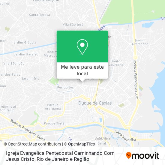 Igreja Evangelica Pentecostal Caminhando Com Jesus Cristo mapa