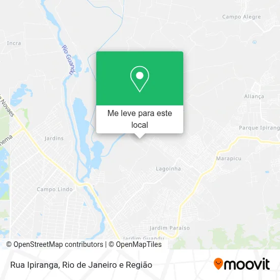 Rua Ipiranga mapa