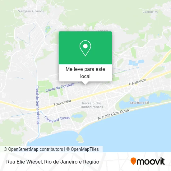 Rua Elie Wiesel mapa