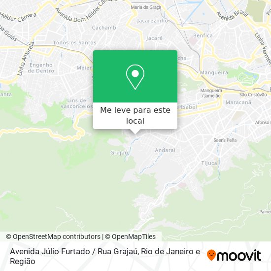 Avenida Júlio Furtado / Rua Grajaú mapa
