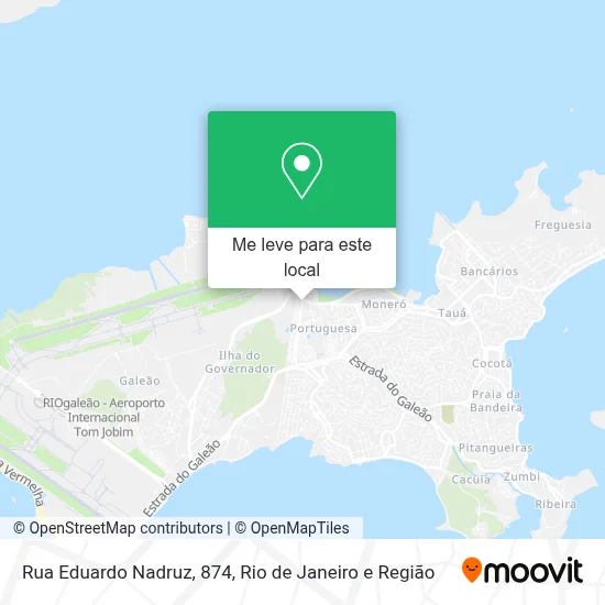 Rua Eduardo Nadruz, 874 mapa