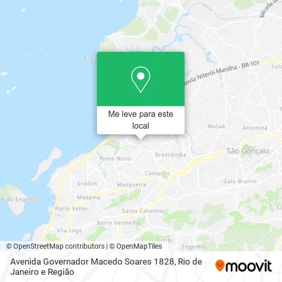Avenida Governador Macedo Soares 1828 mapa