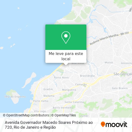 Avenida Governador Macedo Soares Próximo ao 720 mapa