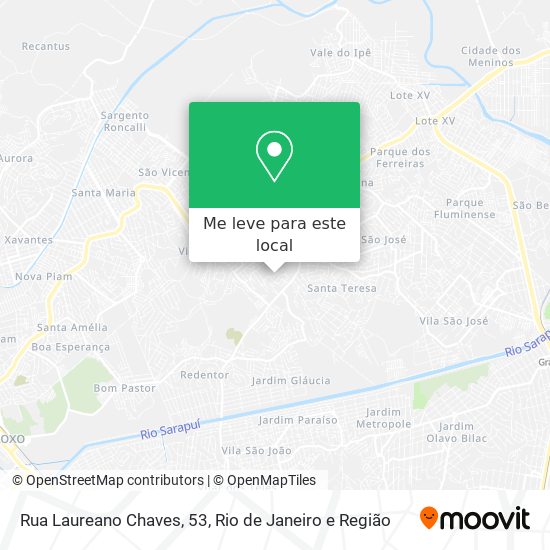 Rua Laureano Chaves, 53 mapa