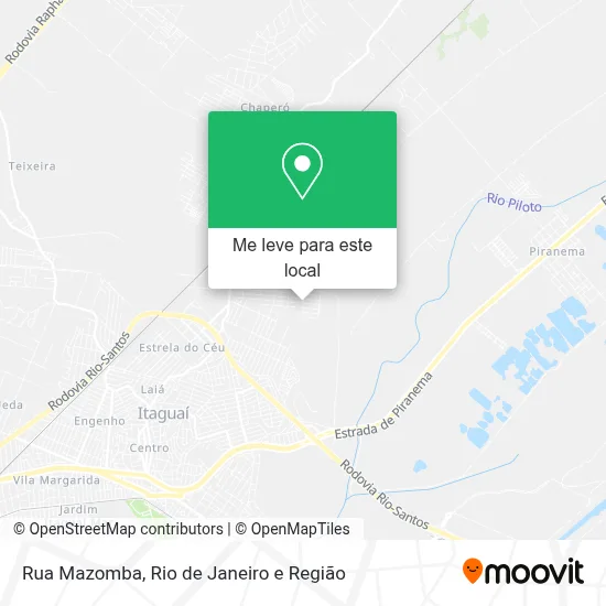 Rua Mazomba mapa