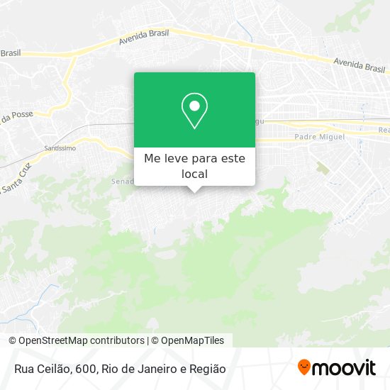 Rua Ceilão, 600 mapa